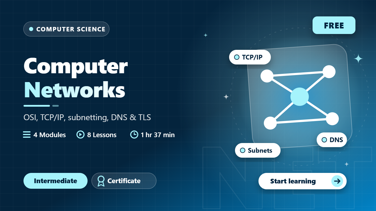 Computer Networks course cover