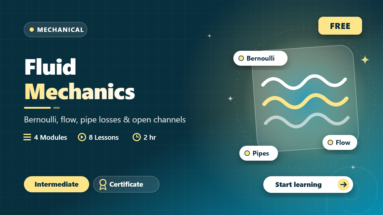 Fluid Mechanics course cover